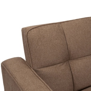 CANAPEA RABATABILA, ARTIM MEBLE, REALIZAT DIN MATERIAL TEXTIL MARO SI METAL, STIL MODERN - Img 14