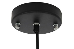 CANDELABRU CU LED-URI ATOMIC, NEGRU, DIN METAL, STIL MODERN, B2 - Img 6