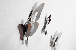 CEAS DECORATIV DE PERETE BUTTERFLIES 20792 STIL MODERN - Img 3