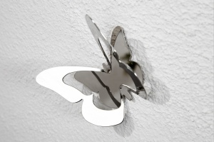 CEAS DECORATIV DE PERETE BUTTERFLIES 20792 STIL MODERN - Img 5