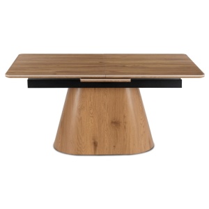 CEL MAI MIC PRET!!!MASA EXTENSIBILA 160-200CM, ARTIM MEBLE, REALIZATA DIN METAL, LEMN SI MDF, CERAMICA, CULOARE STEJAR/STEJAR, STIL MODERN - Img 7
