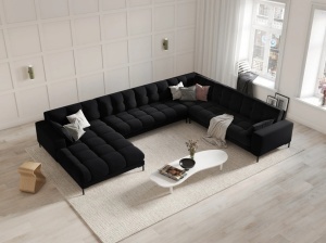 COLATR MAMAIA, CU 7 LOCURI, PE DREAPTA, NEGRU BLUVEL 19, CU TAPITERIE DN CATIFEA, MICADONI