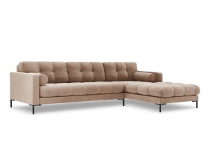 COLTAR CONFORTABIL BALI 293CM, TAPITERIE DIN CATIFEA, BEIGE BLU 28, DREAPTA, STIL MODERN, ARTIM GROUP SELECTION - Img 3