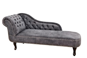 COLTAR/DIVAN 170CM, CATIFEA STRUCTURATA GRI, STIL CHESTERFIELD - Img 4