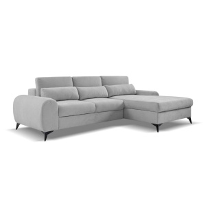 COLTAR EXTENSIBIL, MILANO SILVER, DIN STOFA FINA, CU LADA DE DEPOZITARE