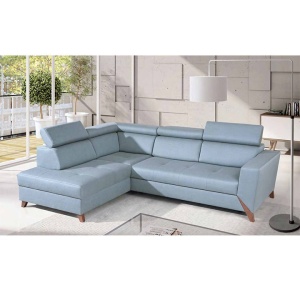 COLTAR KONKORD, MODEL STANGA, MENTOL/NUC, DIN TEXTIL, EXTENSIBIL, SPATIU DEPOZITARE, STIL MODERN, TK - Img 1