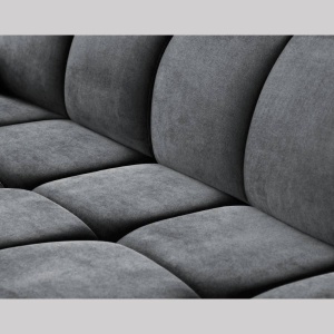 COLTAR MODERN DEOSEBIT, GOMEZ U 330CM, DIN CATIFEA DE CULOARE GRI INCHIS, CONFORT SPORIT, MARS - Img 7