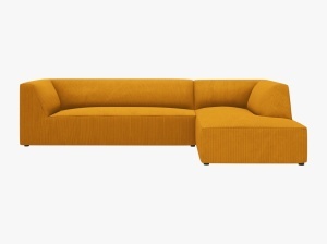 COLTAR MODULAR RUBY, DREAPTA, 4 LOCURI, 273 CM, DIVERSE CULORI SI MATERIALE, DESIGN DEOSEBIT - Img 5