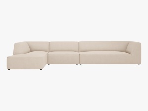 COLTAR MODULAR RUBY, STANGA, 5 LOCURI, 366 CM, DIVERSE CULORI SI MATERIALE, DESIGN DEOSEBIT - Img 12