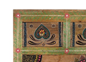 COMODA 122CM, MULTICOLOR, DIN LEMN DE MANGO, PICTATE MANUAL - Img 3
