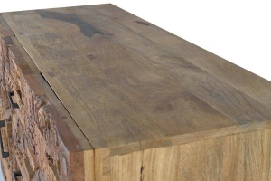 COMODA/BUFET 150CM, REALIZAT MANUAL, DIN LEMN DE MANGO, GINER Y COLOMER - Img 6