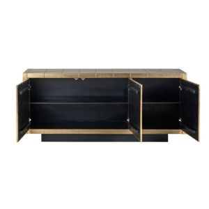 COMODA COLLADA, 180 CM, AURIU MAT, DIN MDF, LEMN SI METAL, RICHMOND INTERIORS - Img 7