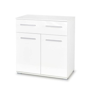 COMODA LIMA KM-1, ALBA, DIN PAL MELAMINAT, STIL MODERN - Img 1
