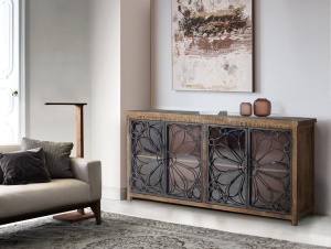 COMODA LIVING, ARTIM 1280, DIN LEMN DE MANGO, SCULPTAT MANUAL, ARTIM GROUP SELECTION
