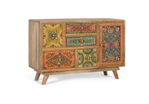 COMODA LIVING, CODE 1954, 81CM, LEMN DE MANGO, ARTIM GROUP SELECTION - Img 2