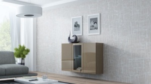 COMODA LIVING CU LED VIGO 120 LATTE DESIGN MODERN CM
