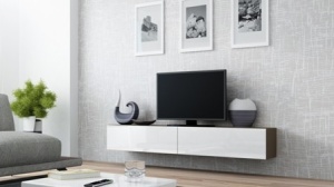 COMODA LIVING RTV VIGO 180 LATTE/ALB DESIGN MODERN CM
