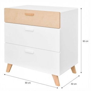 COMODA PENTRU CAMERA BEBELUSI HOPPA DESIGN SCANDINAV BA - Img 6
