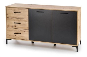 COMODA RAVEN KM-1, STEJAR ARTIZAN/NEGRU, HALMAR - Img 3