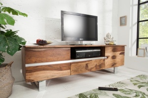 COMODA TV 160CM, MAMMUT, COD 38914, DIN LEMN MASIV DE TRANDAFIR, DESIGN VINTAGE