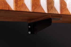 COMODA TV 160CM, VULCANO, DIN LEMN MASIV DE MANGO, ASPECT 3D, ARTIM GROUP SELECTION - Img 5