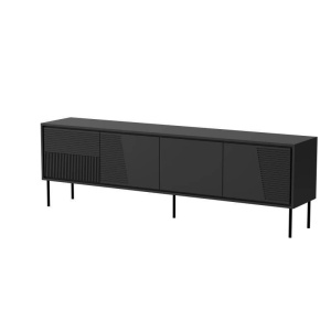 COMODA TV, CAMA-ABI-RTV 200CM, DIVERSE NUANTE , DIN PLACI LAMINATE SI MDF, DESIGN MODERN - Img 5