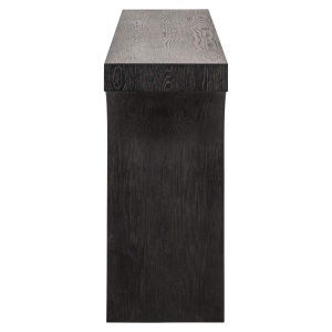 CONSOLA ASHFORD, 214126, CONFECTIONATA DIN FURNIR, LEMN DE STEJAR SI PAL, CULOAREA MARO INCHIS, STIL MODERN - Img 3