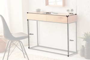 CONSOLA, ELEMENTS 100CM, COD 39706, FURNIR DE STEJAR SI MDF - Img 6