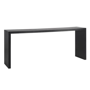 CONSOLA OAKURA BLACK, 6504, CONFECTIONATA DIN FURNIR DE STEJAR, STIL MODERN