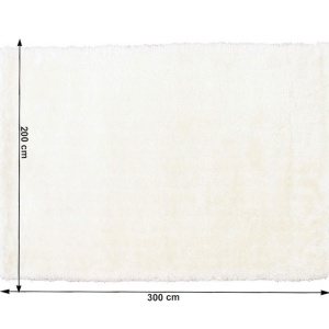 Covor 200x300 cm, alb, AMIDA, 0000194093 - Img 2