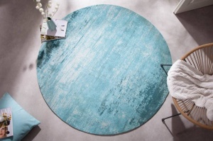 COVOR DEOSEBIT ROTUND, MODERN ART 150CM, COD 41263, TURCOAZ/BEJ - Img 3