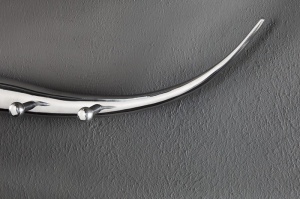 CUIER DECORATIV BULL 20076 DIN ALUMINIU STIL MODERN - Img 6