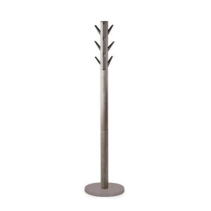 CUIER FLAPPER GRI, DIN ALUMINIU SI FIBRA DE LEMN, STIL MODERN B2