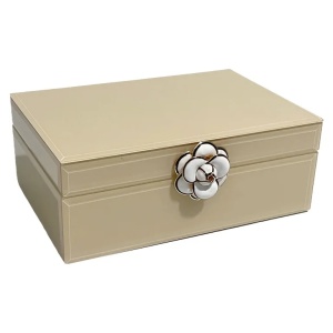 CUTIE DE DPOZITARE MICA, ABBEY JB-0106, FILDES, CONFECTIONATA DIN STICLA, MDF SI ALIAJ DE ZINC, RICHMOND INTERIOR