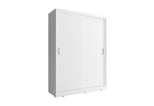 DULAP DORMITOR WIKI 130 ALB DESIGN MODERN PSK - Img 1