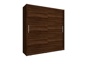 DULAP DORMITOR WIKI 180 STEJAR SONOMA CIOCOLATIU DESIGN MODERN PSK - Img 1