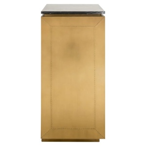DULAP FINSBURY, 101 CM, EFECT DE MARMURA NEAGRA/AURIU, DIN MDF , METAL SI MARMURA, RICHMOND INTERIORS - Img 3