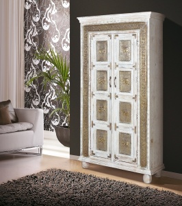 DULAP LIVING CU 2 USI, 183CM, LEMN DE MANGO, REALIZAT MANUAL, ARTIM GROUP SELECTION