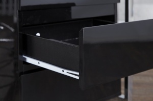 DULAPIOR OFFICE, NEGRU BIG DEAL, COD 17519, DESIGN MODERN - Img 4