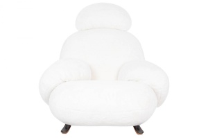 FOTOLIU BALANSOAR PLUSH FUR, ALB, DIN TEXTIL PLUSAT, STIL MODERN B2 - Img 8