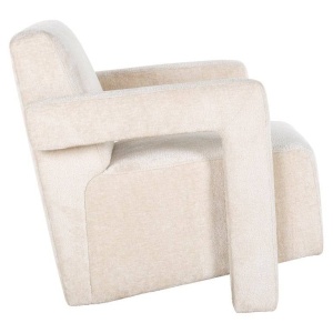 FOTOLIU CONFORTABIL DEVANTO, ALB, TAPITERIE CHENILLE, STIL MODERN, RICHMOND INTERIORS - Img 3