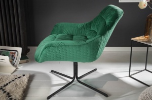 FOTOLIU CONFORTABIL, DUTCH VERDE SMARALD, DIN CATIFEA COD 40011 DESIGN RETRO - Img 3