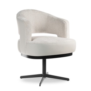 FOTOLIU CONFORTABIL HAGA, GRI/NEGRU, TAPITERIE DIN TEXTIL, SPUMA SI PICIOARE DIN METAL, STIL MODERN