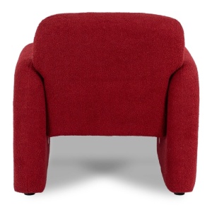FOTOLIU DEOSEBIT, ARTIM MEBLE, REALIZAT DIN MATERIAL BOUCLE BURGUND SI METAL, STIL MODERN - Img 5