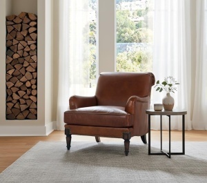FOTOLIU DEOSEBIT DIN PIELE, CHESTERFIELD, COD 10005, CULOARE MARO, ARTIM GROUP SELECTION
