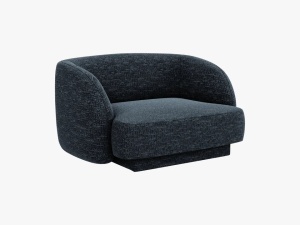 FOTOLIU MILEY, 103 CM, ALBASTRU 86, TAPITERIE CHENILLE, DESIGN DEOSEBIT