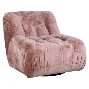 FOTOLIU PIVOTANT ROSY, ROZ, TAPITERIE CHENILLE, STIL MODERN, RICHMOND INTERIORS
