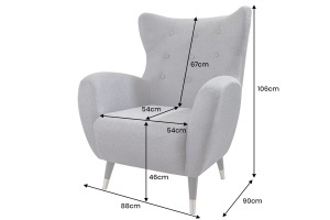 FOTOLIU RELAXARE, DON, MATERIAL TEXTIL, CULOARE ANTRACIT, ARTIM GROUP SELECTION - Img 7