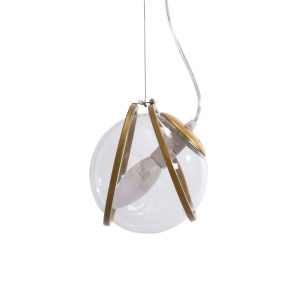 Lampa APP1089-1CP GOLD TRANSPARENT - Img 3
