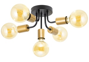 Lampa APP1118-5C Black Gold